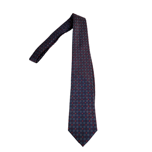 Roundtree & Yorke All Silk Handmade Extra Long Floral Men's Tie - Picture 2 of 11